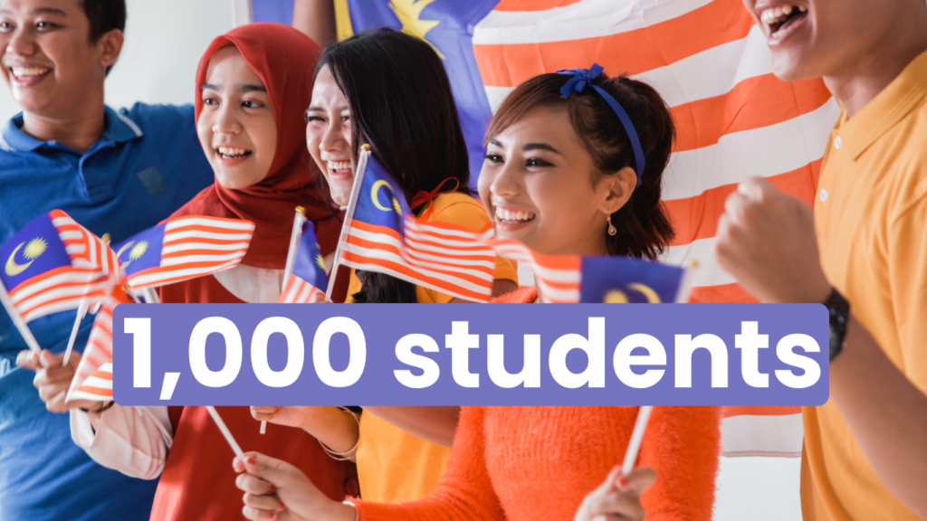 1000 students